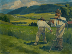Reaping from the Field on St John's Day, 1926.