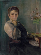 Portrait of a Woman with a Fan, 1916.