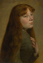 Study of a Woman from Three Quarters Profile, 1895-1896.