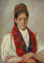 Portrait of a Woman in a Folk Costume, 1902.
