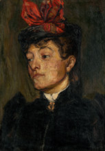 Head of a Lady in a Hat, 1895.