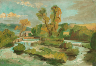 Little Island on a River, 1900-1920.
