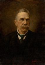 Portrait of a man with a mustache, 1902.