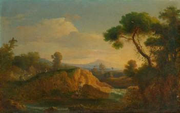 Idyllic landscape with lake, 1845-1855. Probably workshop of Karol Marko the Elder.