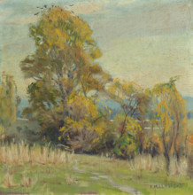 Autumn landscape, 1900-1910.