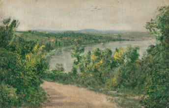 Landscape from the Basin of the Danube, 1900.