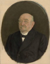 Portrait of Pavol Mudron, 1912. Slovak lawyer.