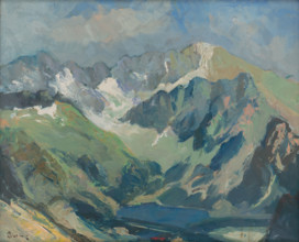 Tatra landscape, after 1930.