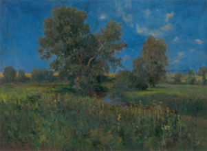 Landscape in western Slovakia, 1898.