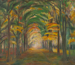 Avenue of trees, 1923-1928.