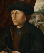 Portrait of a Man with Rosary; Portrait of Man in a Beret, 1520-1530.