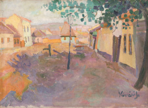 Street in Kosice, 1905-1910.