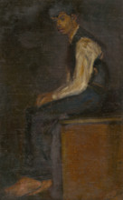 Study of a Seated Man, around 1910.