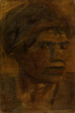 Head of a Prisoner (Head of a Balkan Man), around 1915.