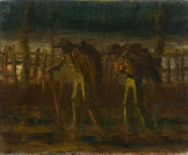 Night Vagrants with Backpack, 1911-1913.