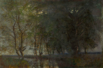 Trees by the Váh, 1870-1900.