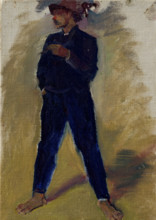 Groom Standing Astride, 1910-1914.