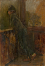 Boy on the Porch, 1895-1900.
