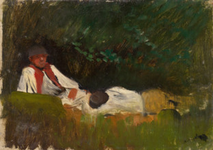 Resting Lovers, 1890-1900.