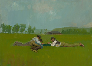 Resting Lads, 1880-1900.