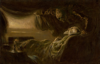 Old Man's Death. Death of the Painter's Father, 1890-1900.
