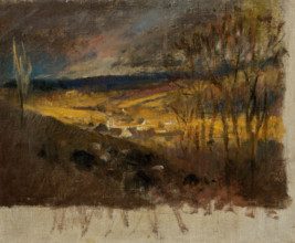 Valley with Clouds, 1880-1900.