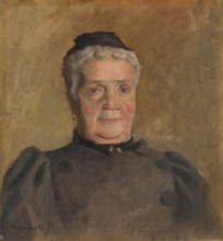 Portrait of Evelin Czóbel, 1880-1900.