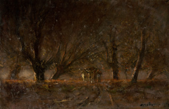 Night Landscape with Ox-Yoke, 1895-1900.