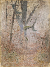 Sketch of Autumn Forest, 1880-1900.