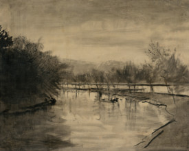 The Poprad near Strázky, 1910.