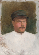 Study of a Man in a Fur Hat, 1880-1900.