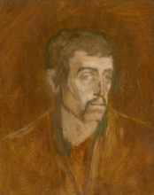 Study of Unhappy Man, 1880-1900.