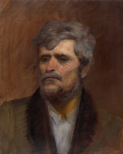 Character Head Study of a Man, 1880-1900.