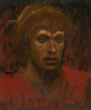 Head of a Rebel Dressed in Red, 1905-1915.