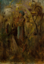Girl in a Field, 1900-1910.