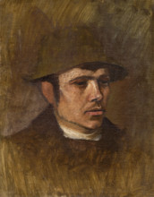 Head of a Worker in a Hat, around 1900.