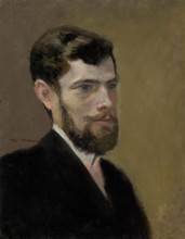 Study of a Bearded Man in a Black Suit, 1880-1900.