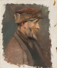Study of a Poor Old Man in a Fur Cap, 1878-1880.