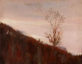 Autumn Hillside with Trees, 1880-1900.