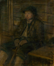Young Shepherd Sitting, 1908-1910.