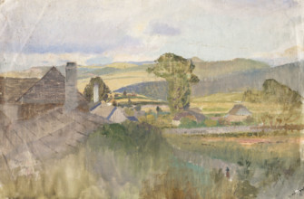 Village below the Tatras, 1880-1900.