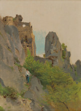 View of the Ruins of Súlov, 1875-1885.