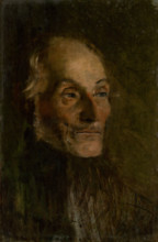 Head Study of an Old Man, around 1890.