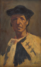 Study of a man from Dlhé Pole, 1922.