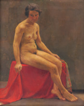 Seated nude, 1920.