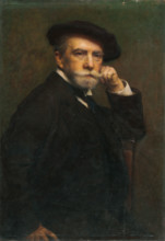 Self-portrait, 1915. Leopold Horovitz was one of the first artists of Jewish descent to depict