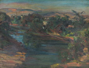 On the Ipel', c1935. The River Ipel' or Ipoly (Hungarian), is a tributary of the Danube.