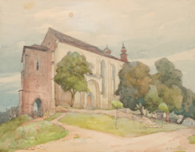 Minorite Church in Levoca, 1926.