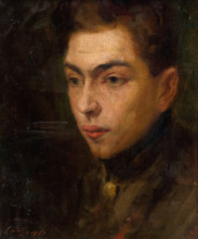 Head Study of a Young Man, around 1890.