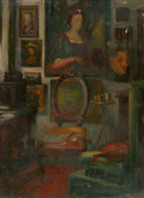 The Artist's Atelier, around 1940.